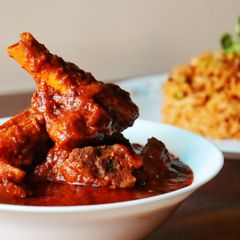 A picture of Mutton rogan josh.