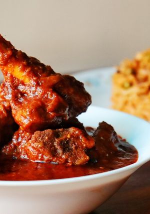 A picture of Mutton rogan josh.