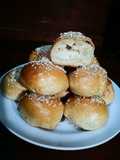 Bollos rellenos de queso crema