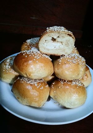 Una foto de Bollos rellenos de queso crema