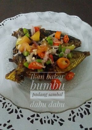 Foto resep Ikan bakar bumbu padang sambal dabu dabu
