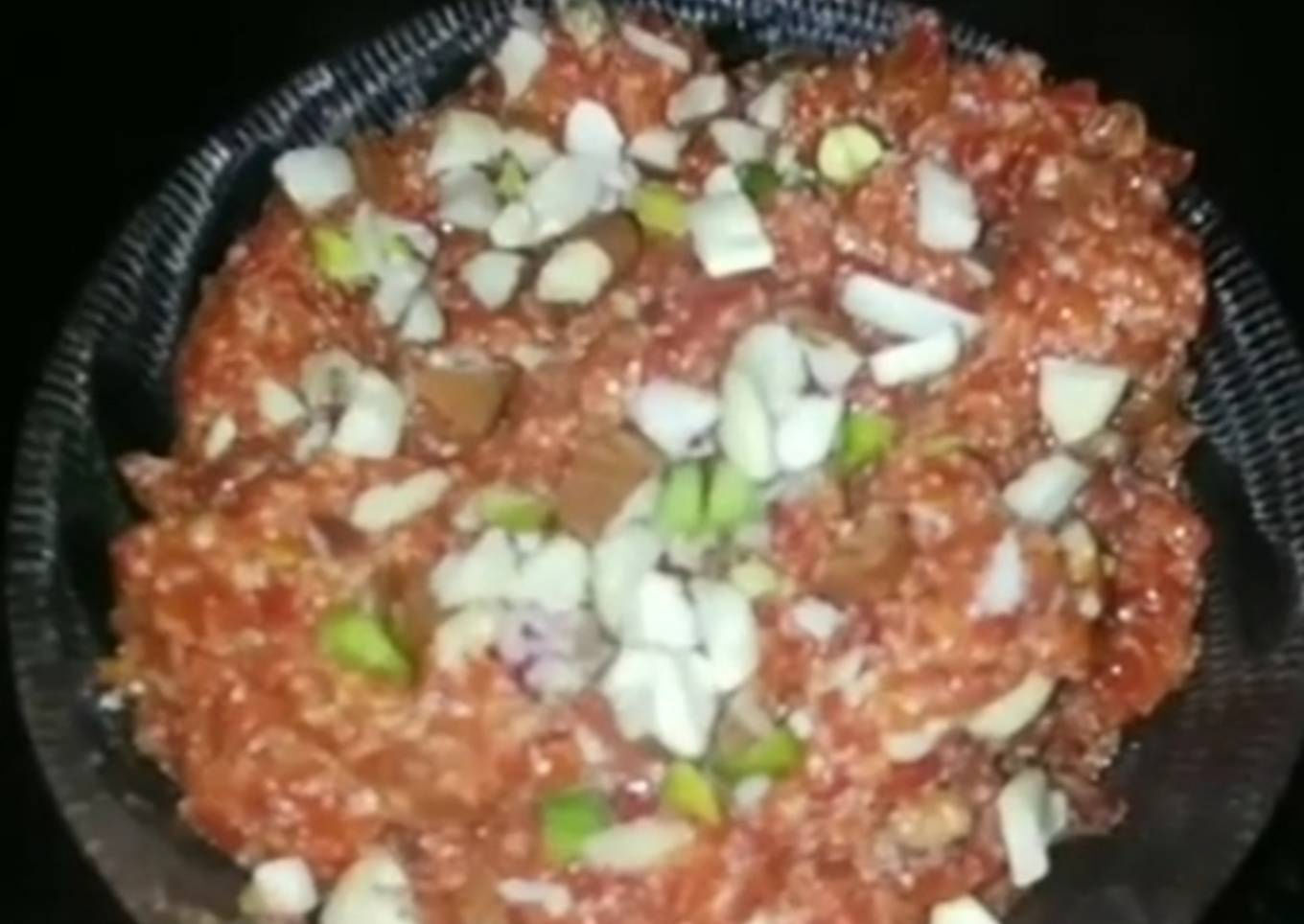 Gajar ka halwa with mawa