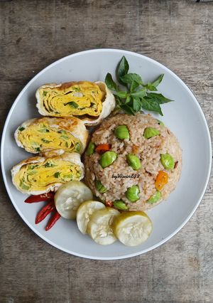 Foto resep Nasi Goreng Putih Petai