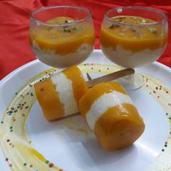 A picture of Mango Phirni (also in form of icecream).