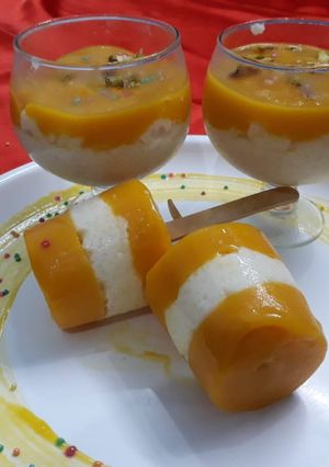 A picture of Mango Phirni (also in form of icecream).