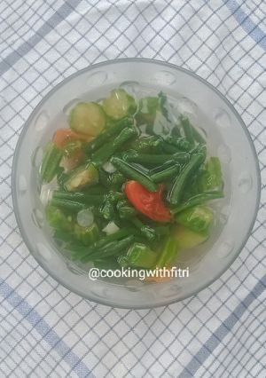 Foto resep Sayur bening Kacang Panjang dengan Gambas/Oyong