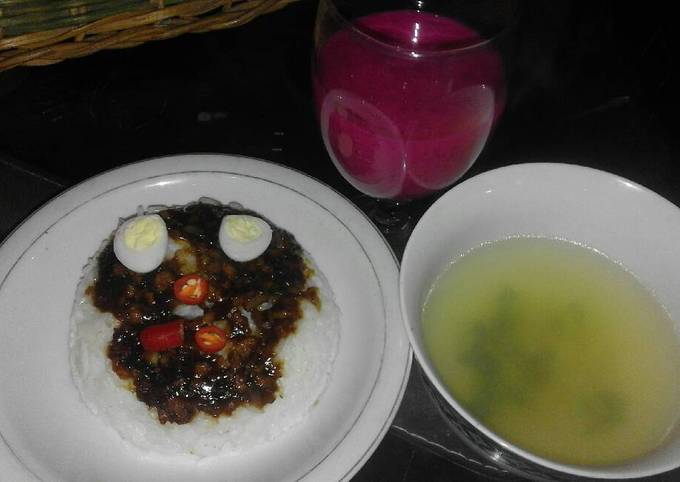 Cara Gampang Membuat Nasi Tim Ikan Tuna Tiram (Sarapan Sehat Dikala BaPil) Anti Gagal