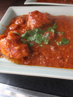 Una foto de Bacalao en salsa de tomate