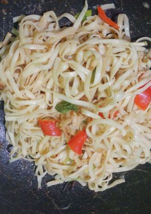 Une photo de Nouilles sautées chinoises au poulet