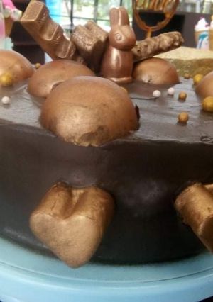 Una foto de Pastel de chocolate