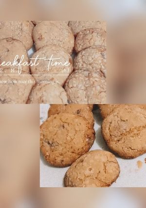 Una foto de Galletas con chips de chocolate gruesas