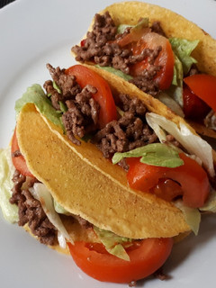 Una foto de Tacos mexicanos de ternera picada