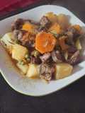 Estofado con carne de ayer