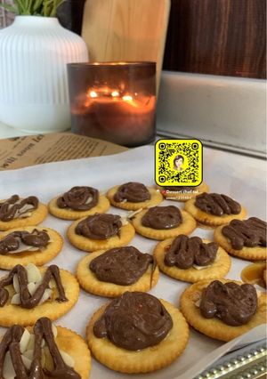 صورة لوصفة الشوكولاتة بالبسكوت المالح🍫🥨