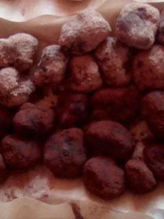 Une photo de Truffes au chocolat noir