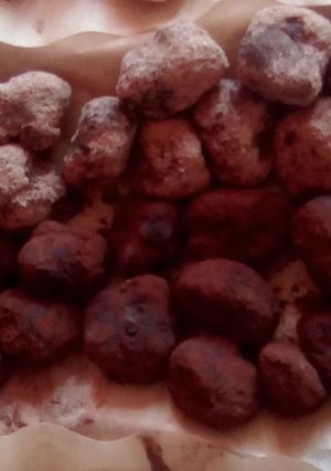 Une photo de Truffes au chocolat noir