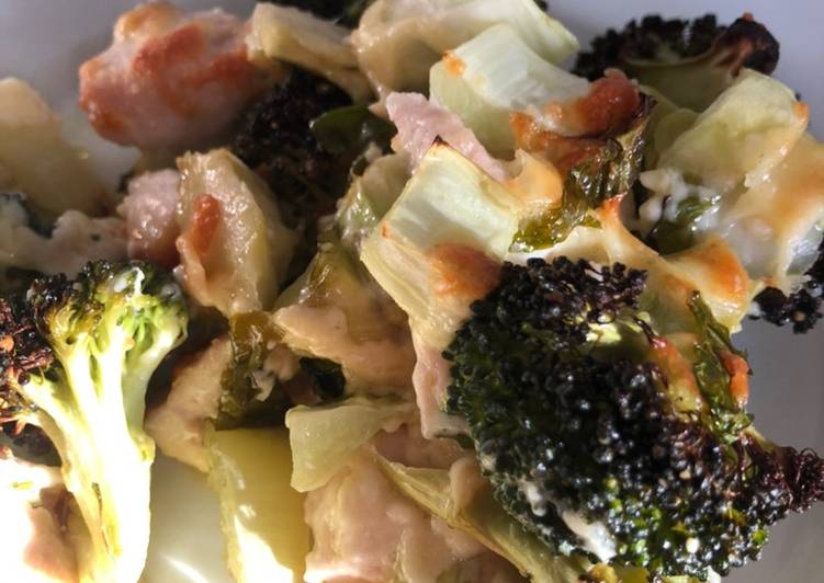 Easiest Way to Prepare Quick Oven Roasted Chicken and Broccoli with Parmesan Cheese