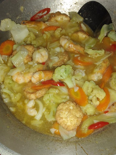 Foto resep Cah udang tofu