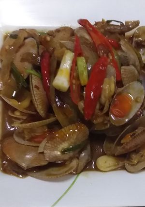 รูปของ หอยลายน้ำพริกเผา