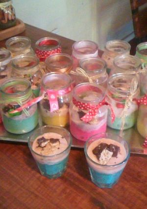 Una foto de Mug Cakes de Fiesta