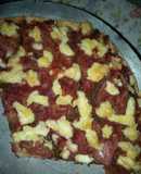 Leftover Borscht Pizza With Fermented Cream Instead Of Cheese