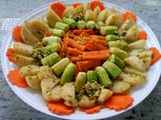 A picture of celery stems