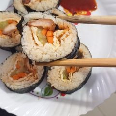 A picture of Kimbap.