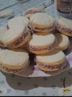 Una foto de Alfajores de maizena
