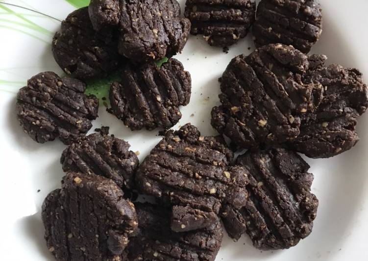 Resep Oat chocolate cookies Anti Gagal