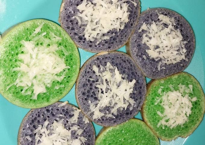 Resep Bika Ambon Pandan Blueberry Oleh Ummuhafidz Cookpad