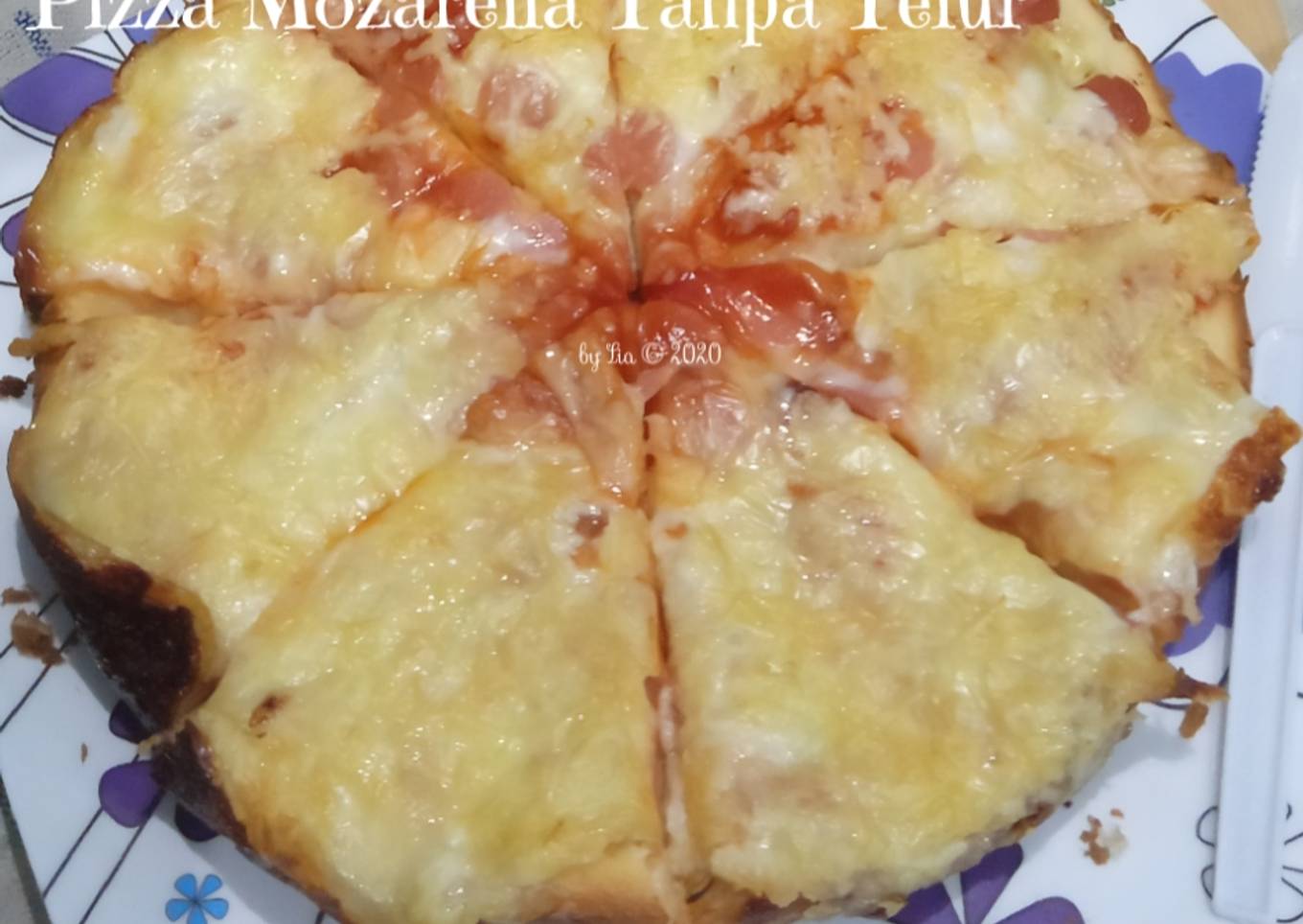 Pizza Mozarella Tanpa Telur