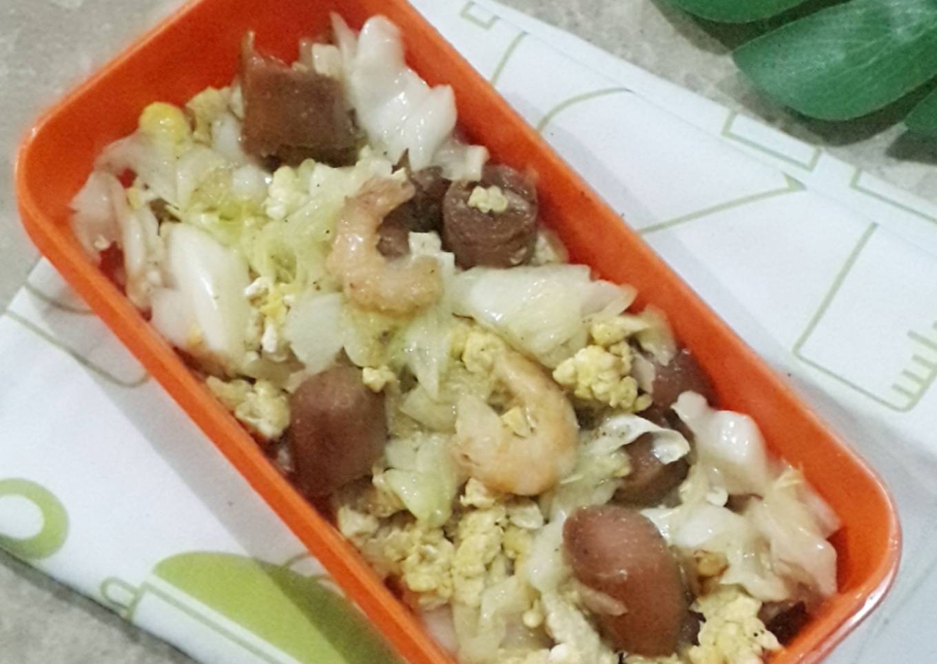 Orak arik kol telur udang