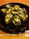 Herb Omelet Roll with Gorgonzola and Provola Cheese