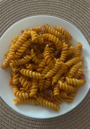 Una foto de Macarrones 🍝🥓