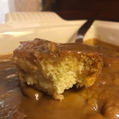A picture of Apple caramel tart.