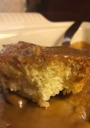 A picture of Apple caramel tart.