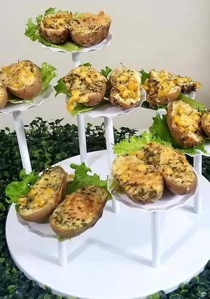 A picture of Baked potatoes.