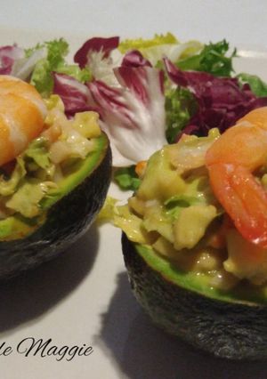 Foto principal de Aguacates rellenos de langostinos