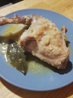 Una foto de Conejo en salsa
