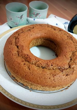 Foto di Ciambella alla liquirizia senza latte e burro