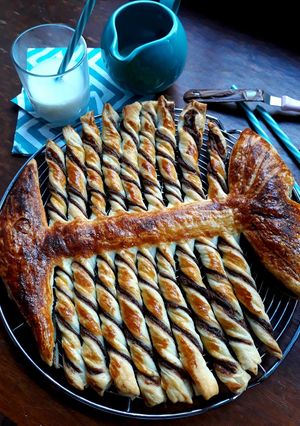 Une photo de ☆Poisson Feuilleté à la Pâte à Tartiner☆