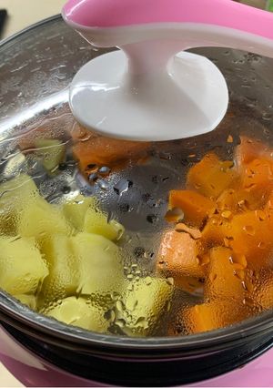 Hình của món Bột ăn dặm cho bé(cà rốt khoai tây).