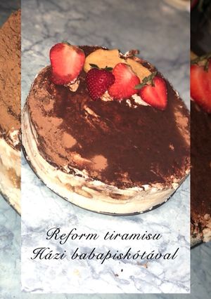 Reform tiramisu házi babapiskótával recept fotója