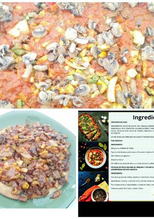 Una foto de Antipasto de carne y tortillas