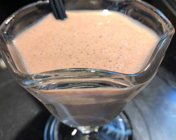 The New Way Make Recipe Banana  Strawberry  Oat Milk Smoothie Delicious Simple