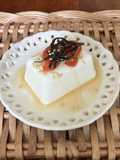 Chilled Tofu with Tomato and Shio Kombu – Great as an Appetizer