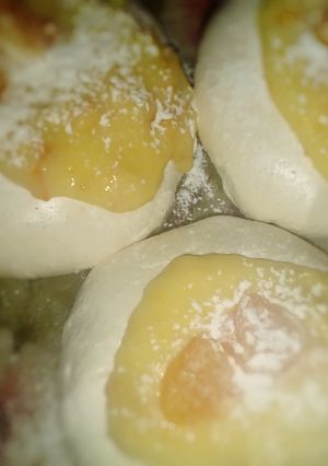 Una foto de Pavlova de mandarina💗