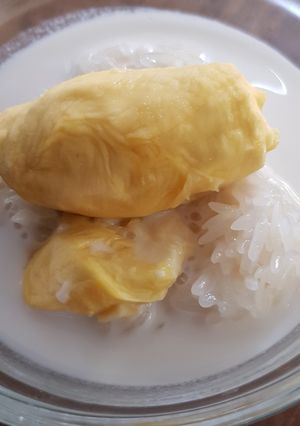 รูปของ ข้าวเหนียวทุเรียนแบบฉบับคนบ้านๆกะทิสด