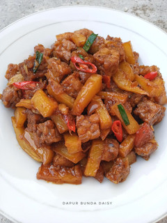Foto resep Kentang dan Tempe Masak Kecap