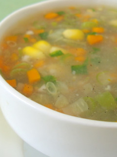 A picture of Veggie Chicken Soup.